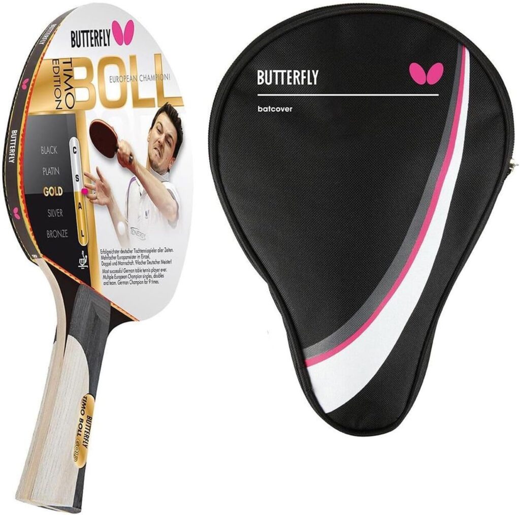 Butterfly Timo Boll Gold – kontrolni reket za napredne igrače