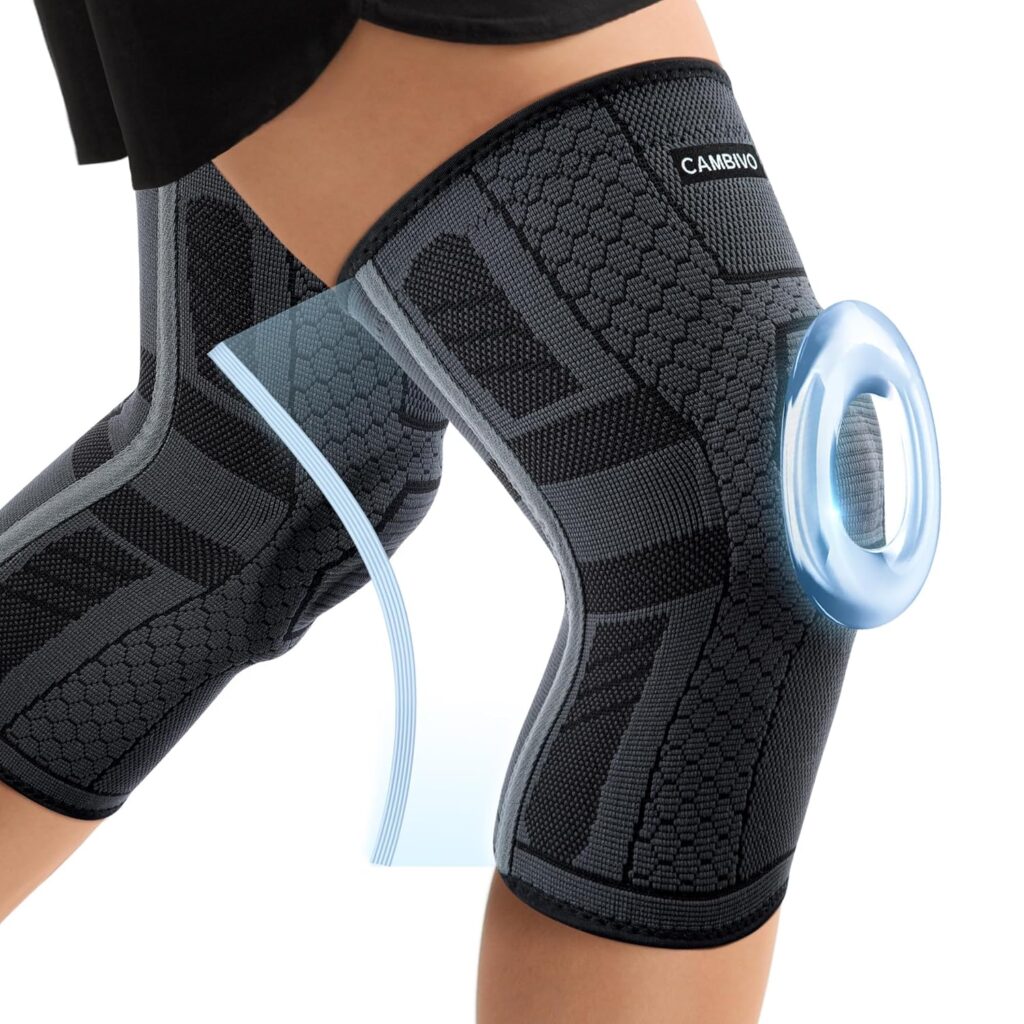 CAMBIVO Knee Brace – kompresijski steznik s PMMA stabilizatorima za stabilnost i kontrolu koljena