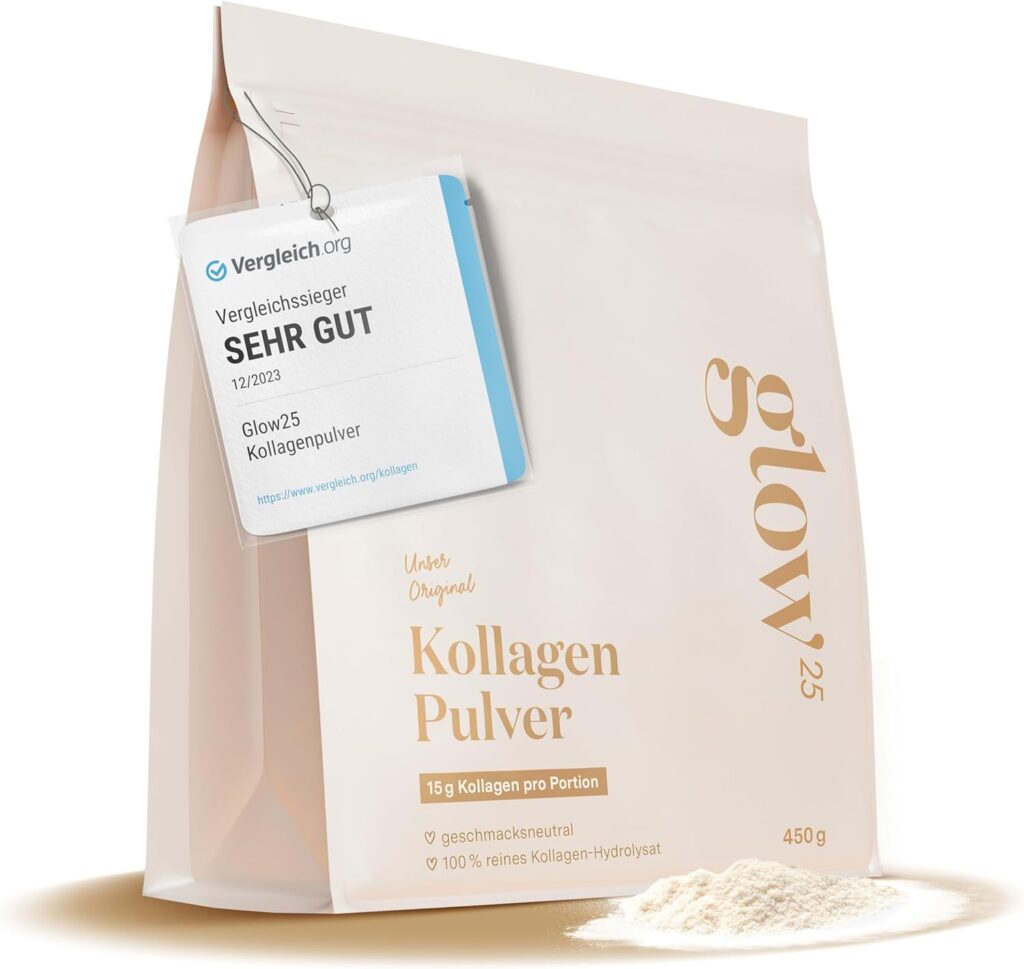 Glow25® Collagen Powder – čisti hidrolizirani kolagen bez okusa za svakodnevnu upotrebu