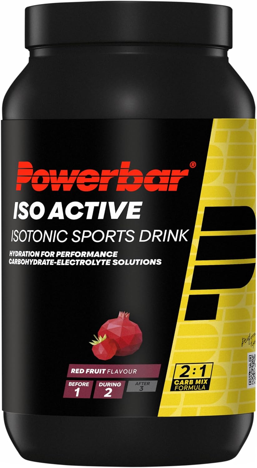 PowerBar Isoactive Red Fruit 1320g – izotonični napitak za energiju i hidrataciju