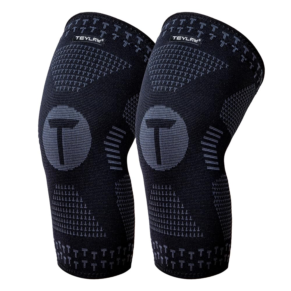 Teylam Knee Support – lagani kompresijski steznik u setu od 2 komada za svakodnevnu i sportsku zaštitu