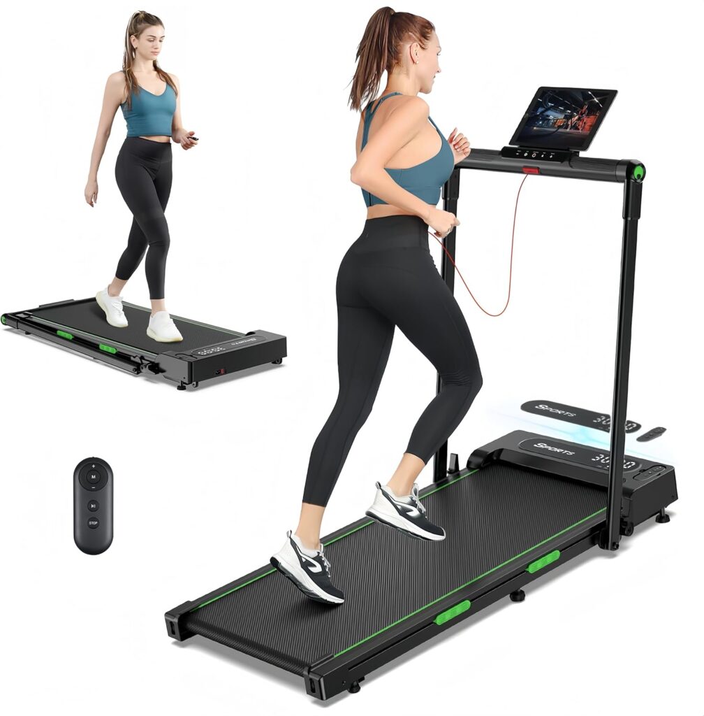 THERUN Laufband Klappbar – tiho 2 u 1 kućno i uredsko trčanje