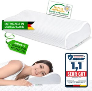 EcoSchlaf Orthopaedic Pillow Premium – ergonomski jastuk s podesivom visinom za oporavak vrata