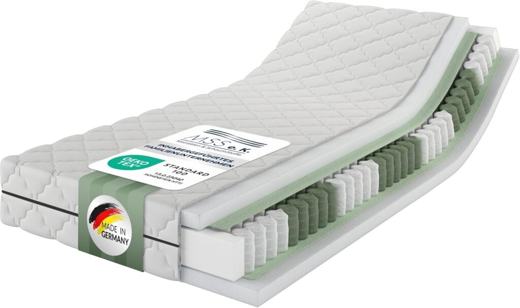 MSS e.K. Medic džepićasti madrac H4 – snažna potpora i stabilnost za tvrdi, ortopedski san