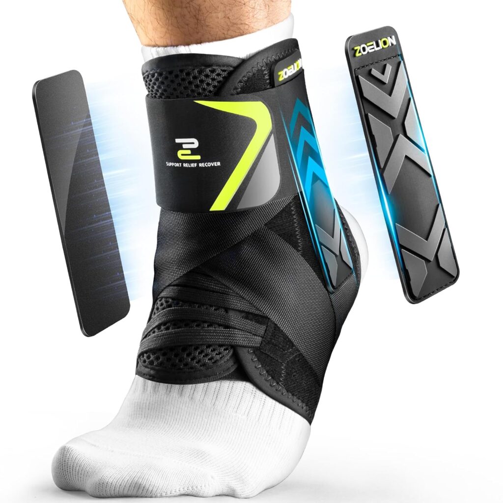 ZOELION Quick Lacing Ankle Brace – napredni steznik s trostrukom stabilizacijom i auto-oblikovanim jastučićima