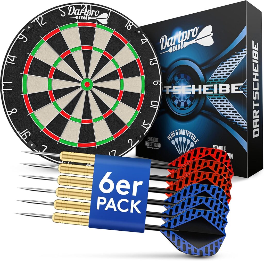 DartPro Steel Dartboard – profesionalna sisal meta s čeličnim strelicama