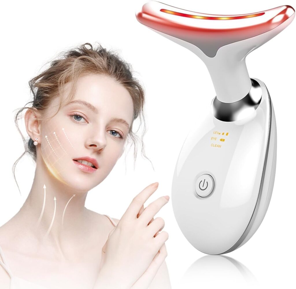 NVKHG Face Massager – EMS, LED i grijanje za V-shape efekt