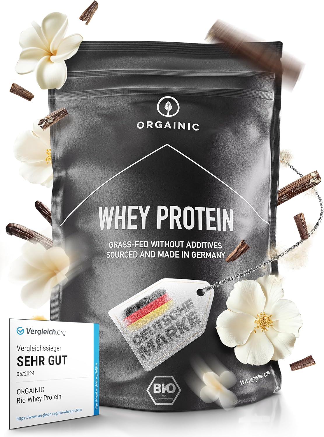 ORGAINIC Organic Whey Protein – organski whey za čisti mišićni rast i prirodnu prehranu