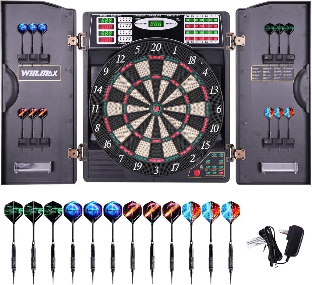 WIN.MAX Electronic Dartboard Professional Set – elektronički pikado za veće grupe