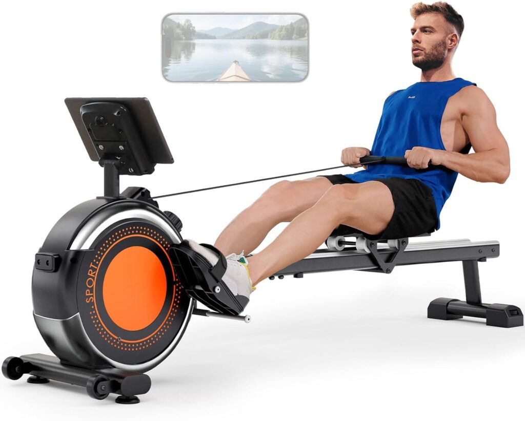 Dripex Home Rowing Machine – Stabilan magnetski ergometar s dvostrukom vodilicom
