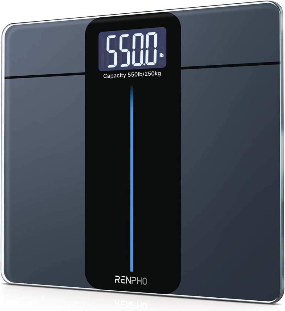 RENPHO Personal Scales 250 kg – Izuzetno nosiva digitalna vaga s velikom platformom