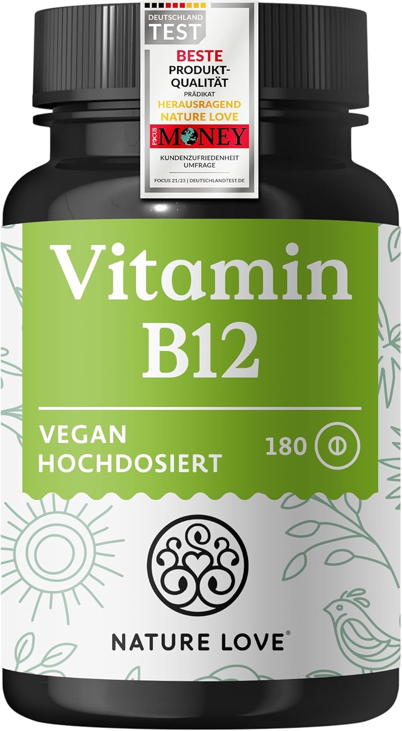 Vitamin B12 Nature Love – 500 µg po tableti, tri oblika za potpunu podršku
