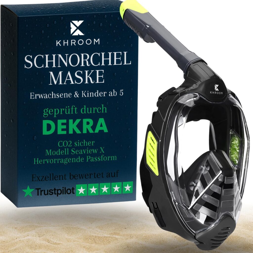 Khroom Seaview X – full face maska za ronjenje s DEKRA sigurnosnim certifikatom