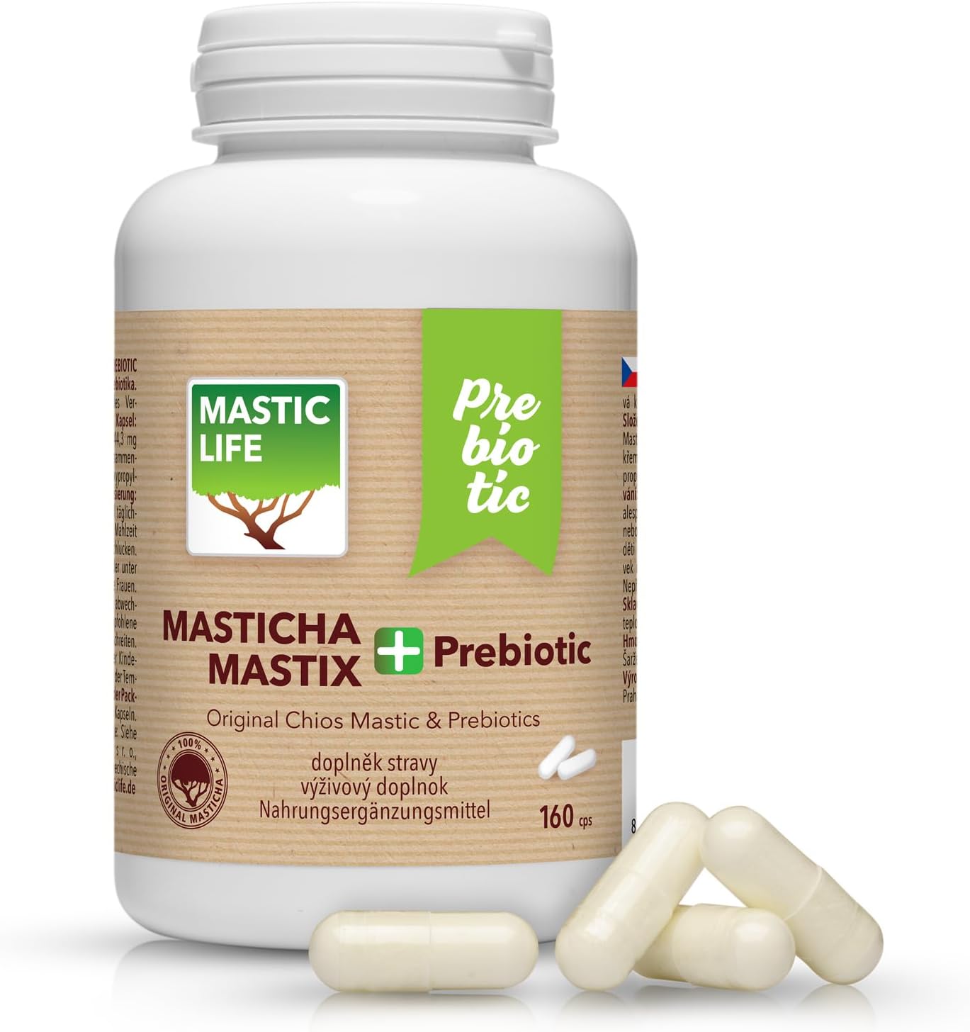 Masticlife Mastic + Prebiotic – prirodna kombinacija mastike i inulina za probavu